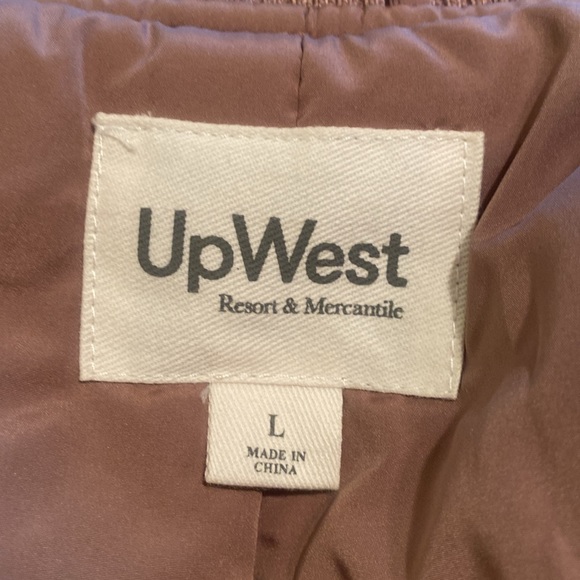 UpWest Full Zip Sherpa Jacket size Large - Picture 11 of 12